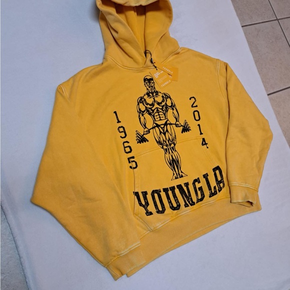 YoungLA x Gold's Gym - 5152 - Golds Gym New Age Pullover  Hoodie - SIZE SMALL - Picture 4 of 11